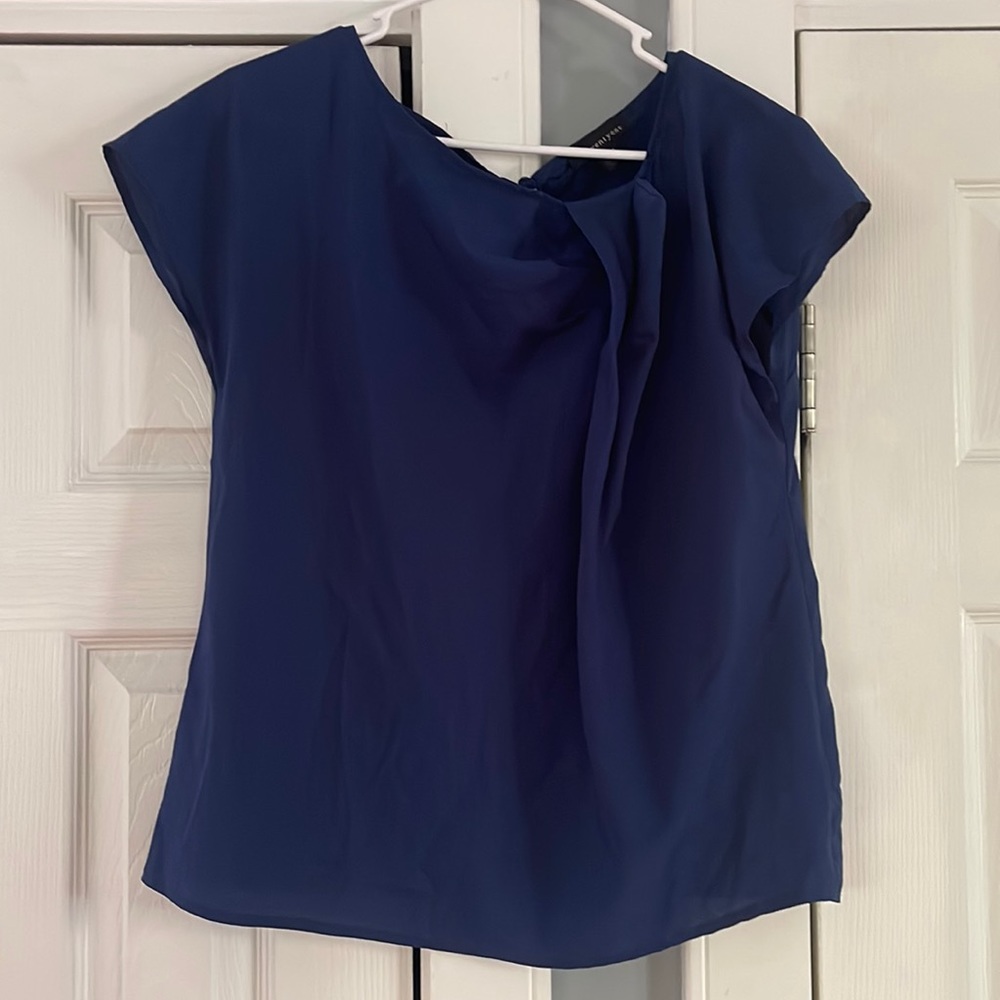 Forever 21 baby blue blouse size M